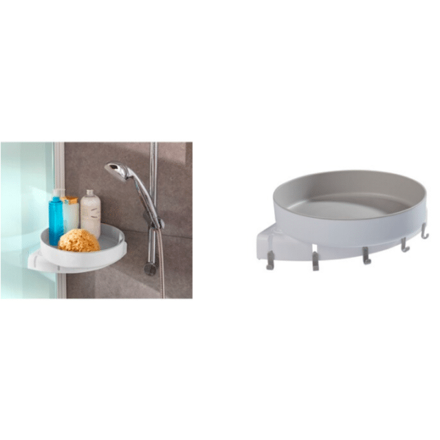 Drehregal Rundregal Drehständer Badaccessoires Badeinrichtung Badezimmer Organizer drehbar Badkarussell Bad-Drehregal Restposten