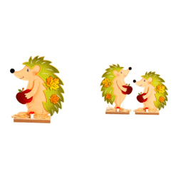 Filz-Igel Herbstliche Dekofigur Fensterdeko Tiere Dekoigel Filzfigur Wohnungsdeko Erntedank Deko Restposten