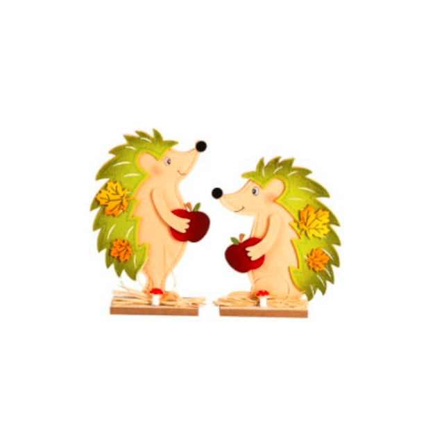 Filz-Igel Herbstliche Dekofigur Fensterdeko Tiere Dekoigel Filzfigur Wohnungsdeko Erntedank Deko Restposten