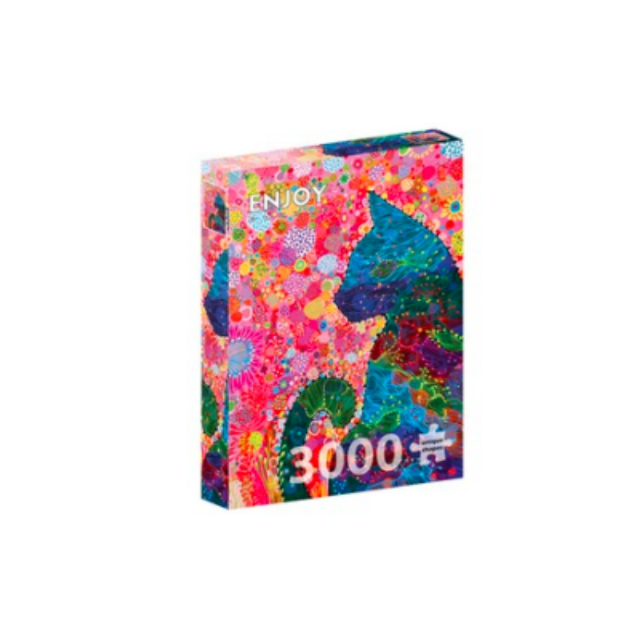 Puzzle Katze Tiermotiv Katzenpuzzle Puzzle 3000 Teile Puzzle für Katzenfreunde Geschenkidee Restposten
