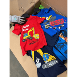 530 € – Posten Nr. 1: 212 Stück Kinderkleidung Mix, Kategorie A, neu ohne Etiketten, direkt aus deutschen Katalogen