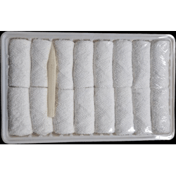 Heiße Tücher / Kosmetiktücher BW 23x23 cm weiß, 16er Set