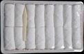 Heiße Tücher / Kosmetiktücher BW 23x23 cm weiß, 16er Set