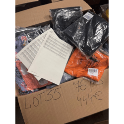 444 € für 76 Stk. Markenmix Damen & Herren – Retourenware A/B/C, Topmarken wie Nike, Adidas, Tommy, Levi’s, lagernd, gemischte Größen