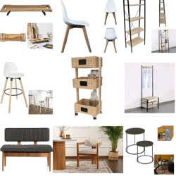 504 € für 14 Stk. Markenmöbel Mix A-B-C Kundenrückläufer: Stühle, Tische, Regale, Schränke, Top-Marken wie Wenko, FLEXA, Träumeland u. a.