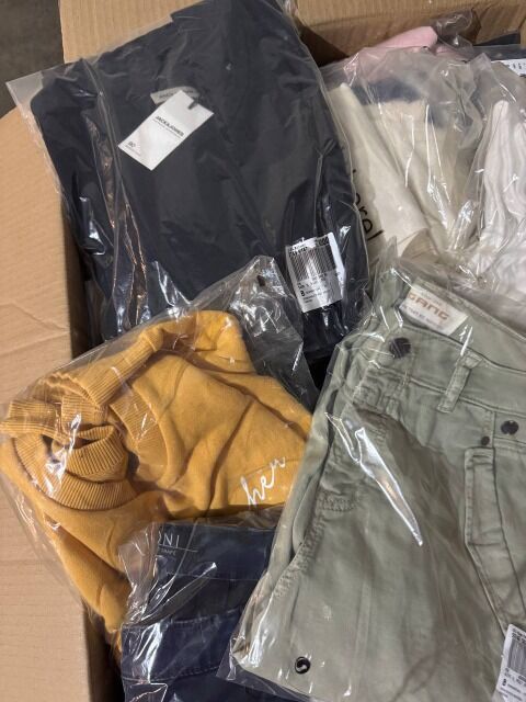 11.194 € – Posten Markenbekleidung Damen & Herren (1.996 Stk), Kategorie C, Wintermix, Top-Marken, Rückläufer, sofort lieferbar