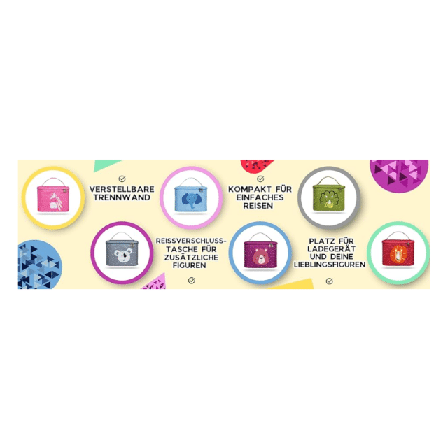 Musikwürfel Reisetasche Musikbox Musik-Würfel-Tasche Tasche mit Musikfach Musik-Würfel-Tasche Restposten Mix