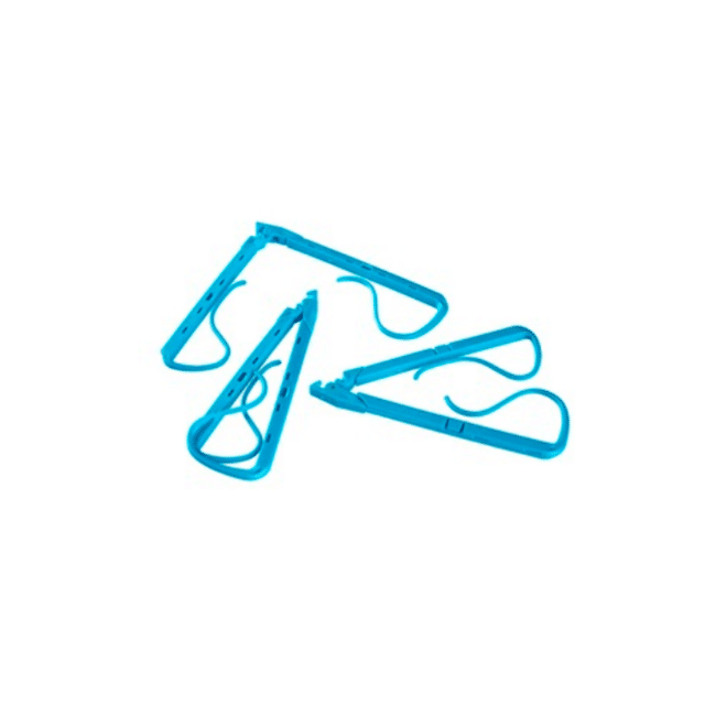 Seitenhalter-Set, 3 Stück Buchhalterung Seitenfixierung Seitenstütze Seitenclip Seitenbügel für Bücher Buch Restposten blau