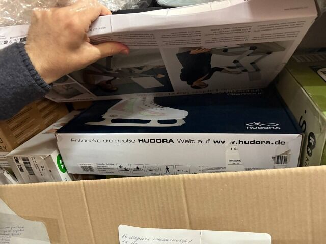 750 € – MIX-Palette P11 mit ca. 100 Stk., Haushaltsgeräte, Spielzeug, Möbel, A/B/C-Ware, ungeprüft, sofort verfügbar, Versand weltweit