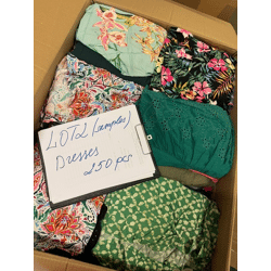 487,50 € pro Lot – Damen-Stock Kleider Mix, 250 neue Stücke ohne Etiketten, Alltags-, Sommer-, Abend- und Businesskleider