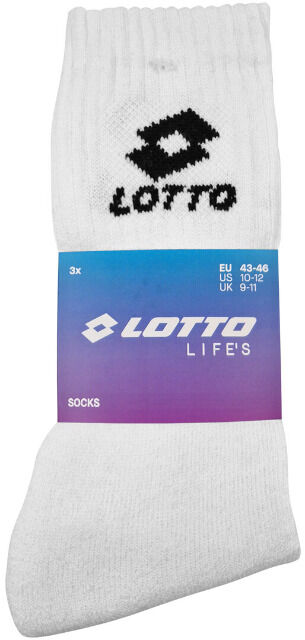 Original LOTTO Sportsocken aus Baumwolle in weiss