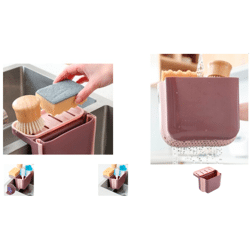 Ausziehbarer Spülbecken Organizer Küchenhelfer Spülmittelhalter Küchen-Ablage Spülzubehör Ordnung ausziehbar Spülbürstenhalter Spüle Restpos