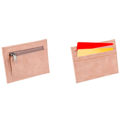 Kreditkartenetui Geldbeutel Mini Geldbörse Portemonnaie Portmonee Kreditkartenhalter Slim Wallet mit Reißverschluss Restposten