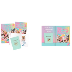 STUDIO PETS Pass & Stickerbuch Kuscheltier Zubehör Tiere Studio Pets Kinderbuch Spielbuch für Mädchen Geschenkidee Kinder Restposten