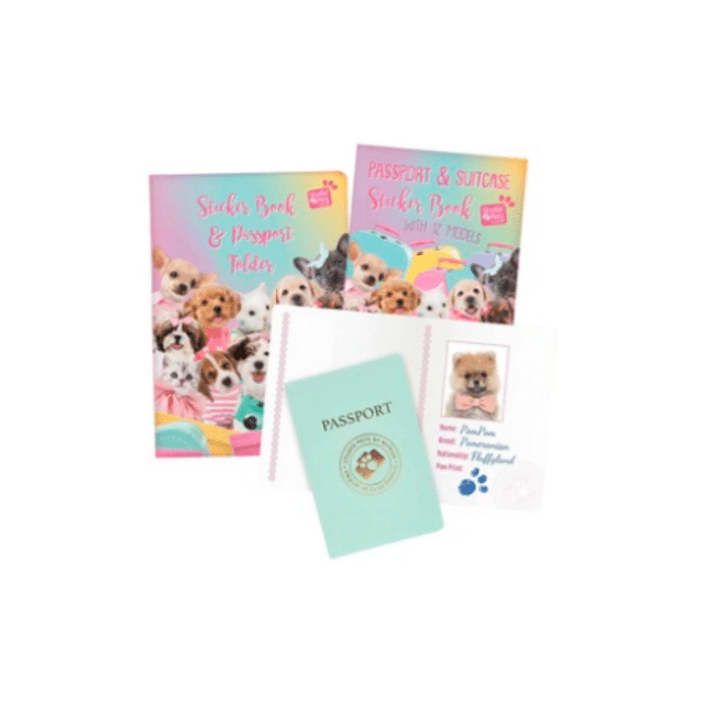 STUDIO PETS Pass & Stickerbuch Kuscheltier Zubehör Tiere Studio Pets Kinderbuch Spielbuch für Mädchen Geschenkidee Kinder Restposten