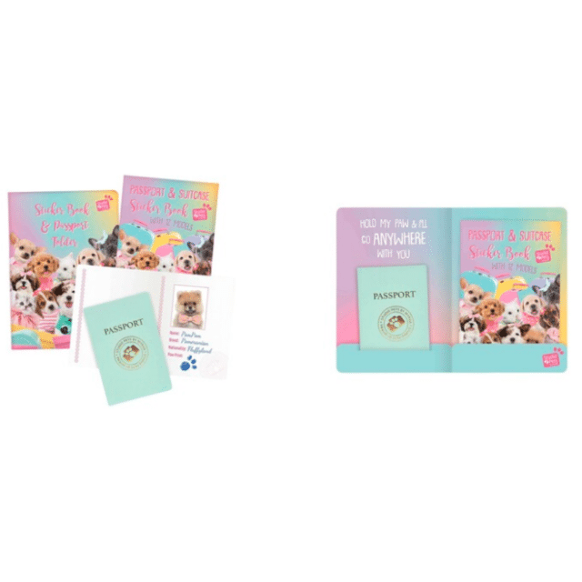 STUDIO PETS Pass & Stickerbuch Kuscheltier Zubehör Tiere Studio Pets Kinderbuch Spielbuch für Mädchen Geschenkidee Kinder Restposten