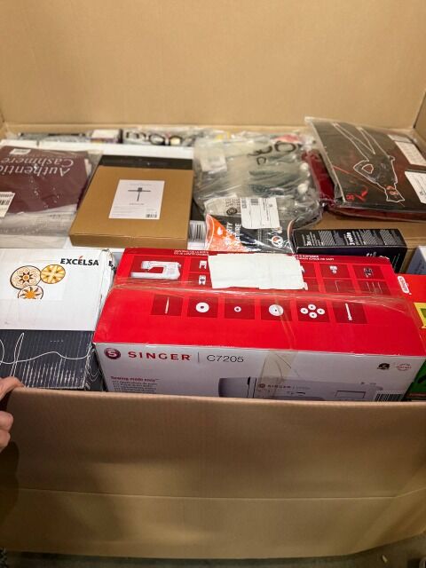 350€ MIX-Palette P11: Haushaltsgeräte, Spielzeuge, Textilien, Rücksendungen A/B/C, viele Top-Marken, sofort verfügbar, weltweiter Versand