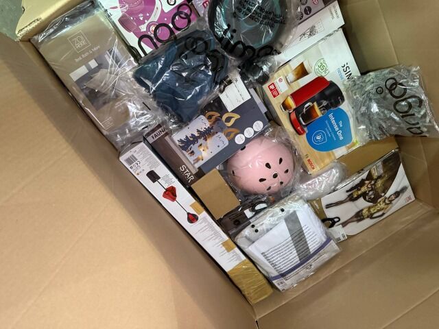 351€ MIX-Palette P1 – Haushaltsgeräte, Kinderartikel, Deko, Textilien, Spielzeug, Rückläufer A/B/C, Markenware, Versand weltweit