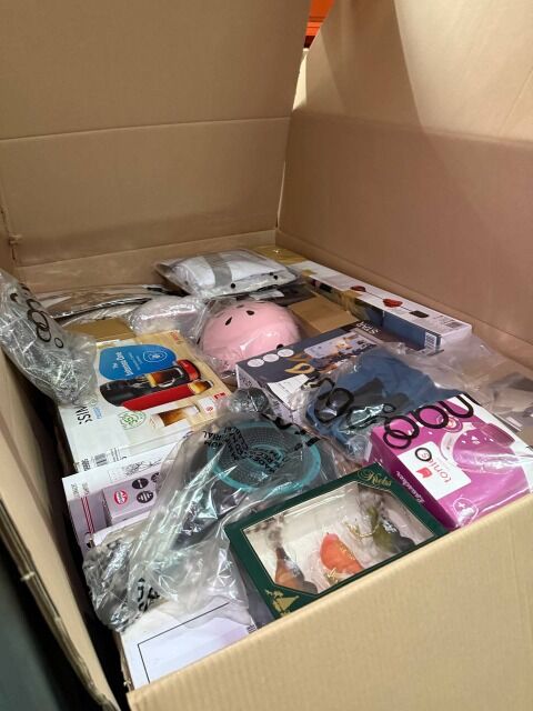 351€ MIX-Palette P1 – Haushaltsgeräte, Kinderartikel, Deko, Textilien, Spielzeug, Rückläufer A/B/C, Markenware, Versand weltweit