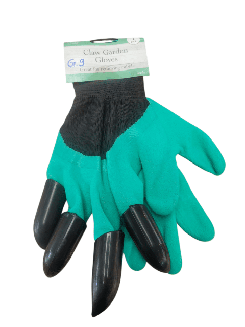 Gartenhandschuhe, rechte Hand mit Klauen/Krallen zum Graben, Gr. 9 +/-