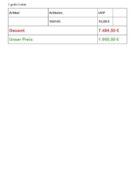 NEU Eingetroffen: Deko, Kleinmöbel und mehr - 3. große Corlette