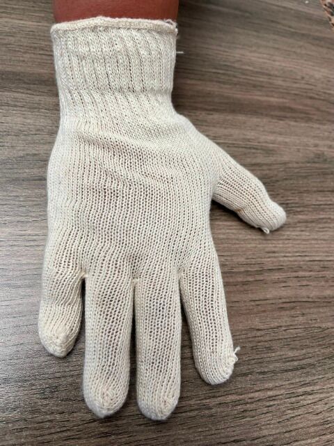 432 Paar Gartenhandschuhe einfache Arbeitshandschuhe Baumwolle Größe L/XL weiß