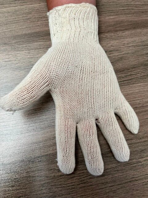 432 Paar Gartenhandschuhe einfache Arbeitshandschuhe Baumwolle Größe L/XL weiß