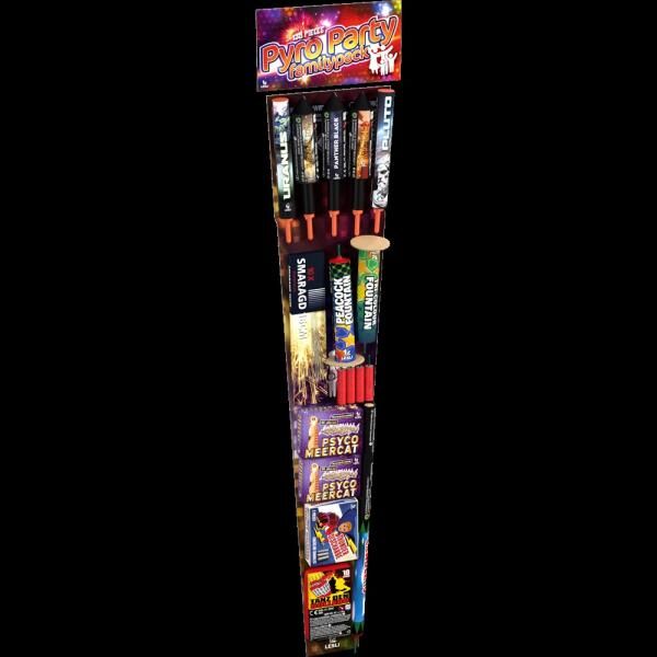 Pyro Party 137-tlg. Familiensortiment - Raketen