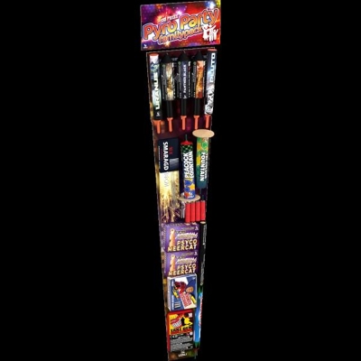 Pyro Party 137-tlg. Familiensortiment - Raketen