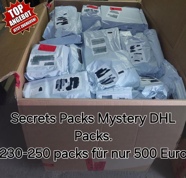 Amazon  - E BAY - Post - Retouren- Online Shop  Secret Packs Mystery Pack Mystery Pakete Secret Pakete  100  Pakete 