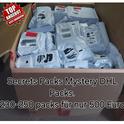 Amazon  - E BAY - Post - Retouren- Online Shop  Secret Packs Mystery Pack Mystery Pakete Secret Pakete  100  Pakete 
