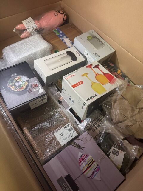 351 € pro Palette – Mix aus Haushaltsgeräten, Heim- und Babyartikeln, Möbeln, ca. 60–70 Stück, Rückläufer A/B/C, direkt aus Deutschland