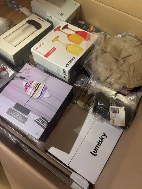 351 € pro Palette – Mix aus Haushaltsgeräten, Heim- und Babyartikeln, Möbeln, ca. 60–70 Stück, Rückläufer A/B/C, direkt aus Deutschland