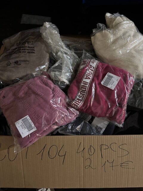 217 € für 40 Teile – Markenmix Kleidung Damen und Herren, Kategorie A/B/C, Kundenrückläufer, Top-Marken, sofort lieferbar