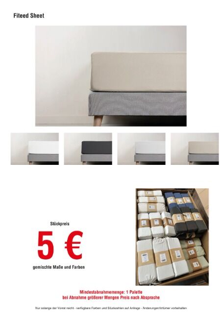 Top-Angebot: Bettwaren-Posten Super Qualität – direkt ab Palette!