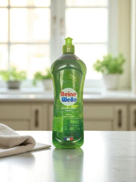 Reine Welle - Spülmittel - Apple 1 L - Made in EU - EUR1. / Urspr.