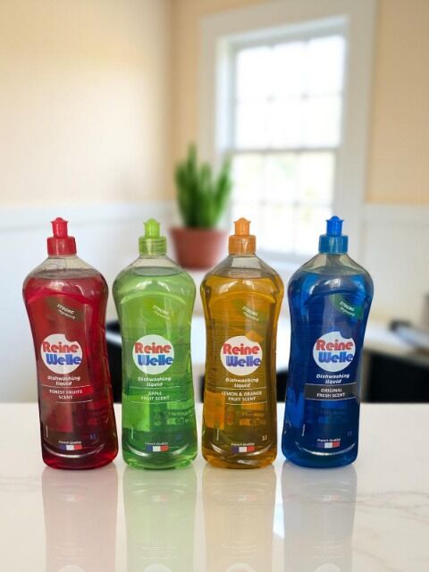 Reine Welle - Spülmittel - Apple 1 L - Made in EU - EUR1. / Urspr.