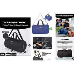 Sporttasche Gymbag Damen & Herren Tasche Reisetasche Freizeit Fitness Turnbeutel Restposten Mix