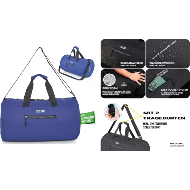 Sporttasche Gymbag Damen & Herren Tasche Reisetasche Freizeit Fitness Turnbeutel Restposten Mix