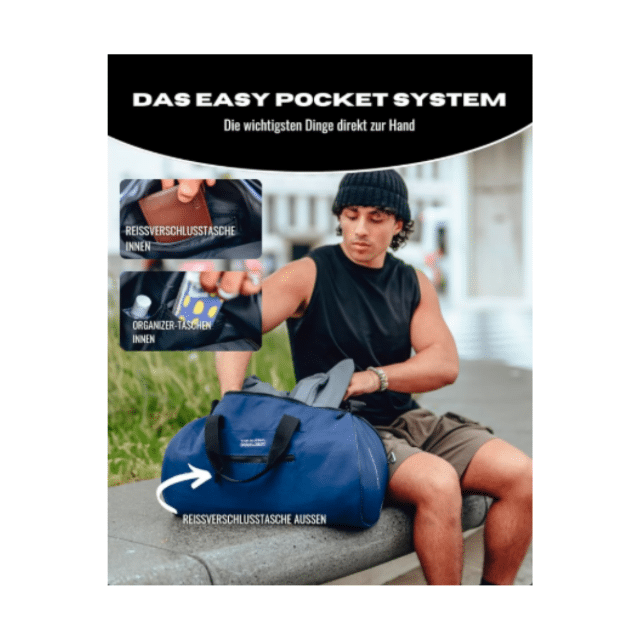 Sporttasche Gymbag Damen & Herren Tasche Reisetasche Freizeit Fitness Turnbeutel Restposten Mix