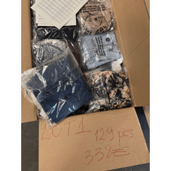 338 € für 129 Stück: Sommer-Mix Markenbekleidung Damen und Herren, A/B/C-Ware Rückläufer, T-Shirts, Kleider, Shorts, Unterwäsche, Lagerware