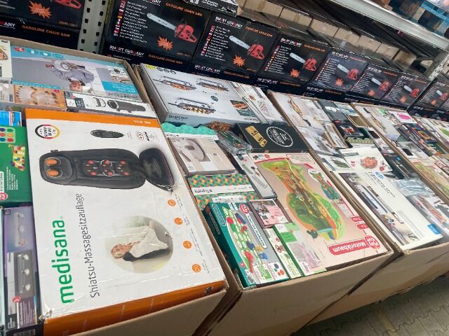 Neue Mix Paletten mit Lidl Ware !!!  Verschiedene Artikel !!!  Mix von Dekoartikel, Spielzeug, Küchengeräte usw.   Top !!! Neue Ware !!! 