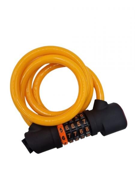 Fahrrad-Kabelschloss mit LED-Leuchte