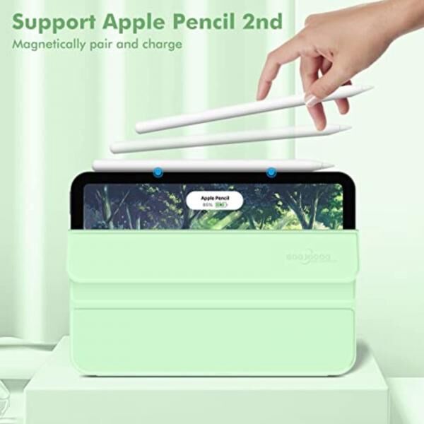 GOOJODOQ Magnetische Hülle kompatibel mit iPad Mini 6 Generation (8.3 Zoll, 2021 Modell)