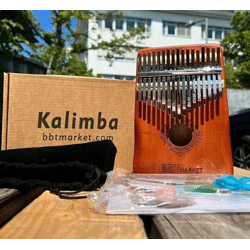 Kalimba 17 Tasten Daumenklavier aus Holz – Handgemachtes Finger Piano 🎵 🎵 🎵