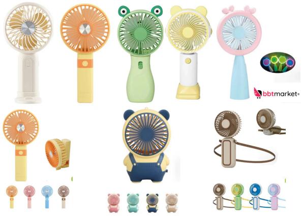 USB Mini Ventilator leise tragbar wiederaufladbar