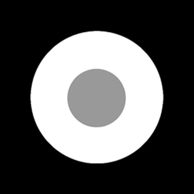 Kontaktlinse Blind White Visibal, 60% Deckkraft, 3 Monate, Zombie, Vampir