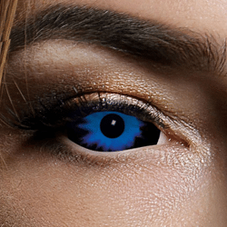Kontaktlinsen Sclera Blue Demon 6 Monate, 22mm