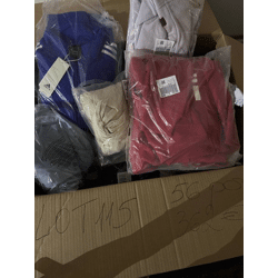 362 € für 56 Stk – Markenmix Damen & Herren, Kundenretouren, A/B/C-Ware, Top-Brands wie Nike, Hilfiger, Levi’s, Adidas, Puma u. v. m.