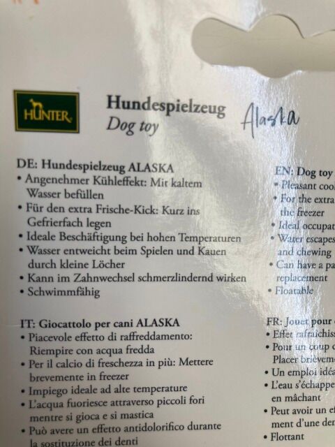 100x Hundespielzeug HUNTER Wasserspielzeug Aqua Alaska Walross & Delfin